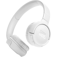 JBL Tune 520BT Wireless On-Ear Headphones, JBL Pure Bass Sound, Bluetooth 5.3 and Hands-Free Calls - White