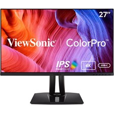 ViewSonic VP2756-4K 27" 4K UHD Pantone Validated 100% sRGB Factory Pre-Calibrated IPS Monitor with 60W USB-C