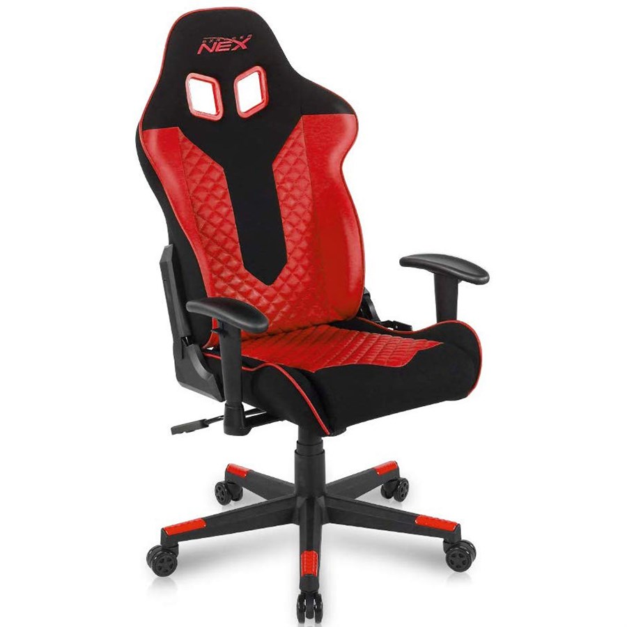 DXRacer NEX Office Recliner Gaming Chair BlackRed ECO01