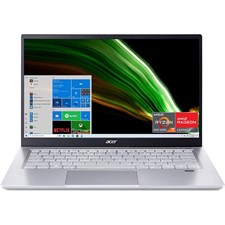 Acer Swift 3 AMD SF314-43-R2YY Laptop - AMD Ryzen 7 5700U, 8GB DDR4, 512GB SSD, Windows 10, 14" FHD IPS Display, Backlit KB, FingerPrint Reader | Pure Silver