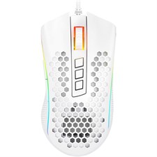 Redragon Storm Elite M988W-RGB Honeycomb Gaming Mouse - White