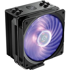 Cooler Master Hyper 212 RGB Black Edition CPU Cooler (Supports 12th Gen Intel LGA 1700 Socket) - RR-212S-20PC-R2 - With SF120R RGB Fan