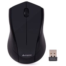 A4Tech G3-400NS Wireless Mouse | Glossy Grey