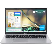 Acer Aspire 3 A315-59-31QF Laptop - Intel Core i3-1215U, 8GB, 256GB SSD, Intel Graphics, 15.6" FHD Display, Windows 11, Pure Silver, NX.K6TSG.004 (Official Warranty)