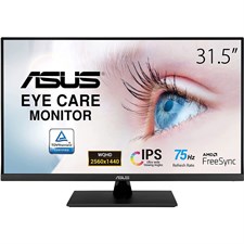 ASUS VP32AQ Eye Care Monitor - 31.5" WQHD IPS HDR-10 75Hz, FreeSync