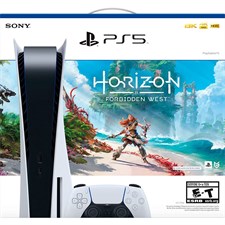 Sony PlayStation 5 Disc Edition Gaming Console - Horizon Forbidden West Bundle - PS5 8K 4K HDR