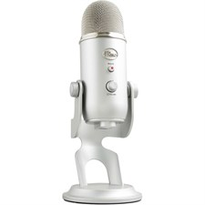 Logitech Blue YETI Premium Microphone for Creating and Streaming - 988-000238 - Silver Corded USB