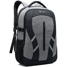 POSO 619 Backpack For Laptop 15.6 Inch with USB Port Unique & Elegant Design Grey
