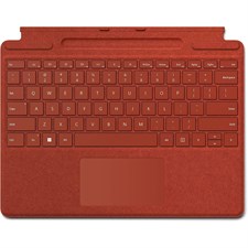 Microsoft Surface Pro Signature Keyboard - Poppy Red - Surface Pro 8, Surface Pro 9, Surface Pro X
