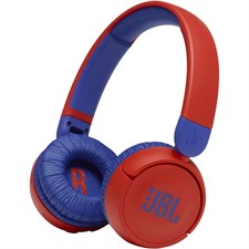 JBL JR310BT Ultra Portable Kids Wireless On-Ear Headphones with Safe Sound | Red, JBLJR310BTRED