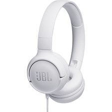 JBL Tune 500 Wired On-Ear Headphones | White JBLT500WHT