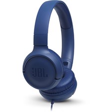 JBL Tune 500 Wired On-Ear Headphones | Blue JBLT500BLU