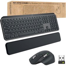 Logitech MX Keys Combo for Business | Gen 2 Keyboard Mouse - 920-010933 Graphite US Int