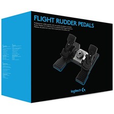 Logitech Professional Simulation Rudder Pedals with Toe Brake | 945-000005