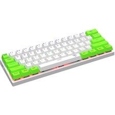 T-DAGGER Arena T-TGK321 Mechanical Gaming Keyboard - Green/White - Brown Switch - T-TGK321-WG-BR