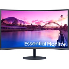 Samsung 27" Curved Bezeless Monitor | 1000R VA FHD FreeSync | Optimum Curvature | Easy on the Eyes - LS27C390EAMXUE