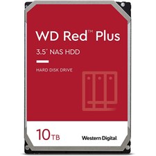 WD 10TB Red Plus NAS Hard Drive 3.5" from Western Digital, WD101EFBX, SATA 6Gb/s, 256MB Cache