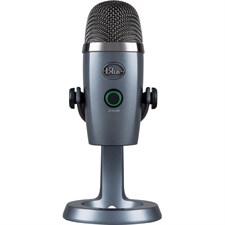 Logitech YETI NANO Premium Dual-Pattern USB Microphone with Blue VO!CE - 988-000205 - Shadow Grey
