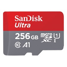 SanDisk Ultra microSD 256GB With SD Adapter A1-Rated Performance Memory Card | SDSQUA4-256G-GN6MN