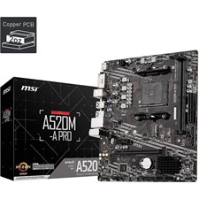MSI A520M-A PRO Gaming Motherboard AMD