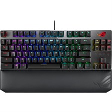 Asus ROG Strix Scope TKL Deluxe Wired Mechanical RGB Gaming Keyboard - 90MP00N0-BKUA00 - X801 - RGB Red Switches