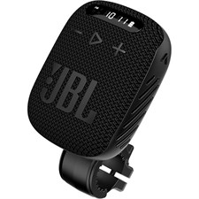 JBL WIND 3 | FM Bluetooth Handlebar Speaker - Black | Designed for Bicycle & Motorcycle Handlebars