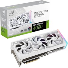 Asus ROG Strix GeForce RTX™ 4090 24GB GDDR6X White OC Edition Video Graphics Card | ROG-STRIX-RTX4090-O24G-WHITE