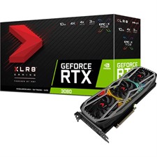 PNY GeForce RTX 3080 10GB XLR8 Gaming REVEL EPIC-X RGB Triple Fan Edition VCG308010TFXPPB Graphics Card