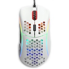 Glorious Model D (Matte White) Extreme Lightweight Ergonomic Gaming Mouse 68G | GD-WHITE