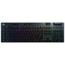 Logitech G915 LIGHTSPEED Wireless RGB Mechanical Gaming Keyboard | Black US International Linear | 920-008962