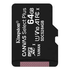 Kingston Canvas Select Plus microSD Card 64GB SDCS2/64GBSP