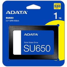 ADATA SU650 Solid State Drive 1TB SSD 2.5" SATA ASU650SS-1TT-R