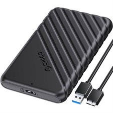 Orico USB 3.0 2.5" Enclosure for SATA SSD & HDD Case | 25PW1-U3-BK