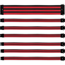 Cooler Master Colored Extension Cable Kit | Red & Black CMA-NEST16RDBK1-GL