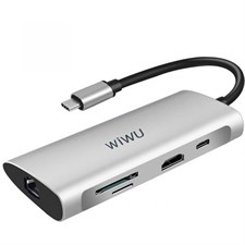WiWu ALPHA 8-in-1 USB-C Hub A831HRT