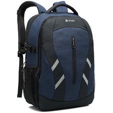 POSO 619 Backpack For Laptop 15.6 Inch with USB Port Unique & Elegant Design Black|Blue