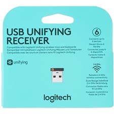 Logitech USB Unifying Receiver for Unifying Mouse or Keyboard | 993-000596