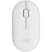 Logitech Pebble M350 Wireless Mouse (Off-White) 910-005600
