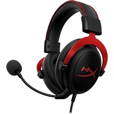 HyperX Cloud II Gaming Headset - 7.1 Surround Sound - Black-Red - 4P5M0AA - PS5 / PS4 - Cloud 2