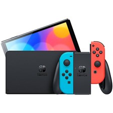 Nintendo Switch OLED Model Neon Blue/Neon Red Set - Japan