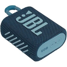 JBL Go 3 Portable Bluetooth Wireless Waterproof Speaker Blue JBLGO3BLU