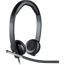 Logitech H650E USB Stereo Headset - Enterprise-Grade Audio Quality - Designed and Certified for Business - 981-000545