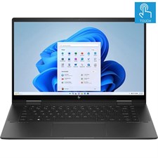 HP Envy x360 15-FH0013DX 2-in-1 Laptop - AMD Ryzen 5 7530U, 8GB LPDDR4X, 256GB SSD, AMD Radeon Graphics, Backlit KB, 15.6" FHD IPS Touchscreen, Windows 11 | Nightfall Black