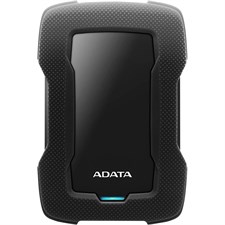 ADATA HD330 1TB USB 3.2 Shock-Resistant Extra Slim External Portable Hard Drive - Black - AHD330-1TU31-CBK
