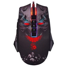 Bloody P85s - RGB Animation Gaming Mouse - Skull - Activated