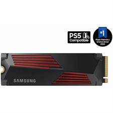 Samsung 990 PRO w/ Heatsink PCIe® 4.0 NVMe™ M.2 (2280) SSD 2TB | Compatible with Playstation 5