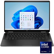 HP Spectre x360 14-EU0023DX Laptop | Intel® Core™ Ultra 7 155H 32GB LPDDR5x 2TB SSD Backlit KB Fingerprint Reader 14" 2.8K OLED Touchscreen Windows 11 | Nightfall Black