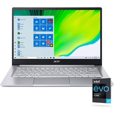 Acer Swift 3 Intel Evo Laptop SF313-53-78UG - Intel Core i7-1165G7, 8GB, 512GB SSD, Intel Graphics, 13.5" 2K UHD LED IPS Display, Windows 10, Fingerprint Reader, Backlit KB | NX.A4KAA.003 | Sparkly Silver