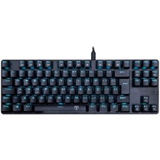 T-Dagger Bora T-TGK313-RD Gaming Mechanical Keyboard (Ice Blue Backlight) - Red Switches
