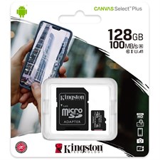 Kingston Canvas Select Plus microSD Card 128GB SDCS2/128GB